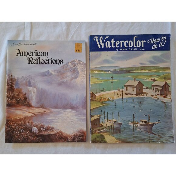 6 Drawing Vintage Book Lot Learn To Draw Sewell Foster Scheewe Trees Watercolor - Picture 4 of 15